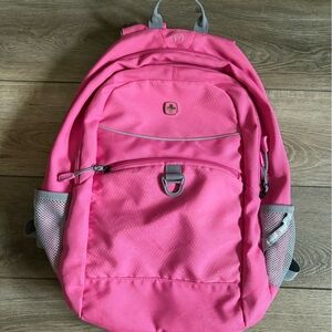 SwissGear Hot Pink Urban Backpack with Gray Accents